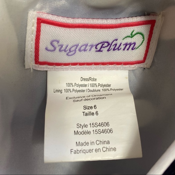 Sugar Plum - Polka Dot Kids Dress Size 6 - Picture 3 of 3